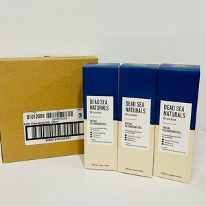 Dead Sea Naturals By Ahava Facial Cleaning Gel Vegan All Skins 3.4 Oz X 3 PACK